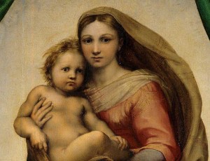 Madonna Sistina, di Raffaello Sanzio, inizio XVI sec.