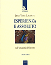 Copertina ESPERIENZA E ASSOLUTO